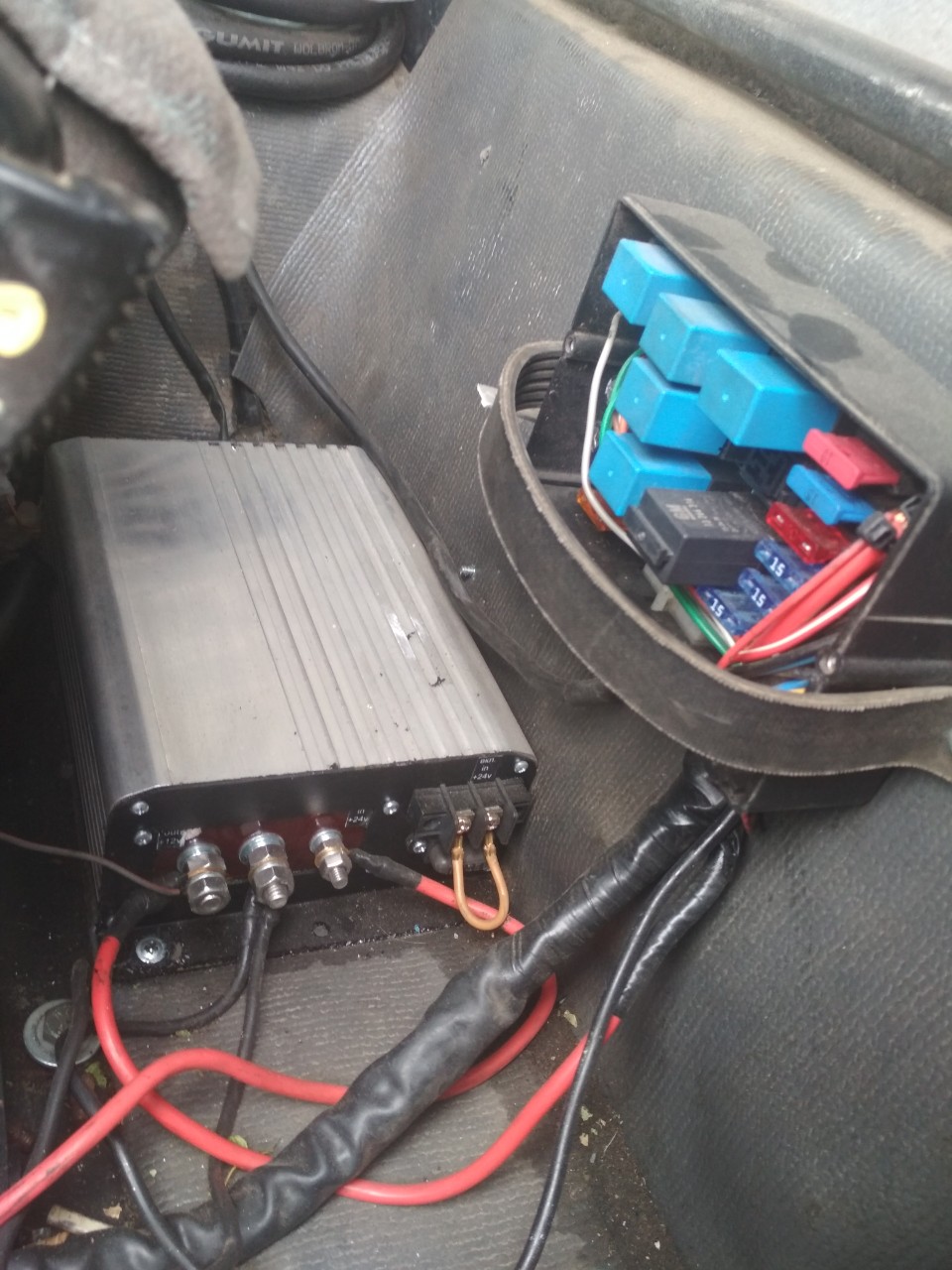 Установка преобразователя 24-12В. на ХОУ HWA Sung Thermo HT-100 II 3 HWA Sung Thermo HT-100 II_3